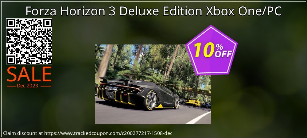 Forza Horizon 3 Deluxe Edition Xbox One/PC coupon on Easter Day promotions