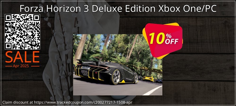 Forza Horizon 3 Deluxe Edition Xbox One/PC coupon on Easter Day promotions