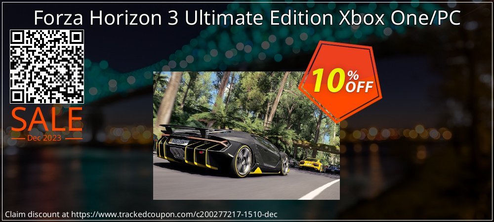 Forza Horizon 3 Ultimate Edition Xbox One/PC coupon on National Walking Day deals