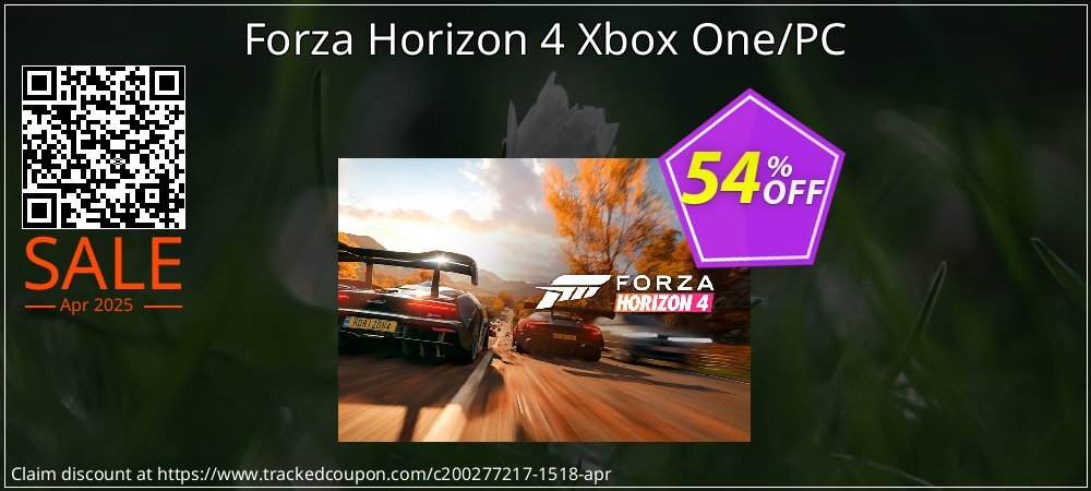 Forza Horizon 4 Xbox One/PC coupon on Easter Day sales