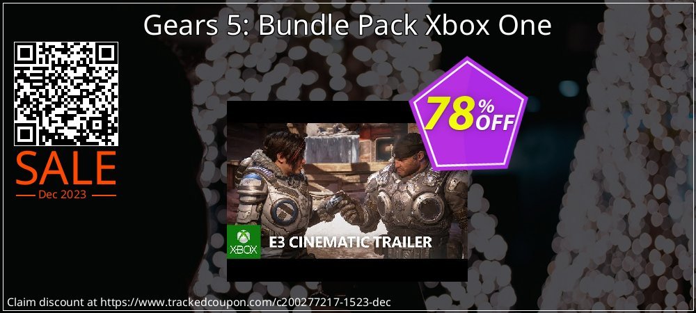 Gears 5: Bundle Pack Xbox One coupon on National Pizza Party Day super sale