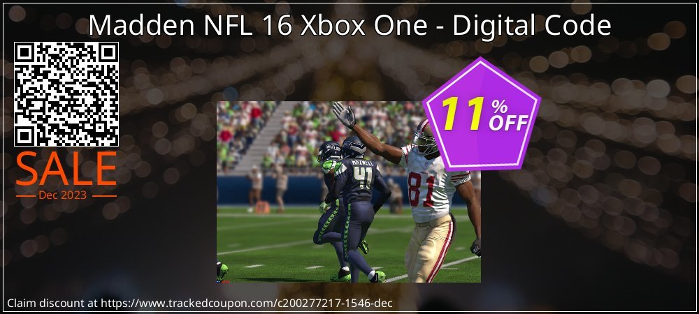 Madden NFL 16 Xbox One - Digital Code coupon on World Party Day deals