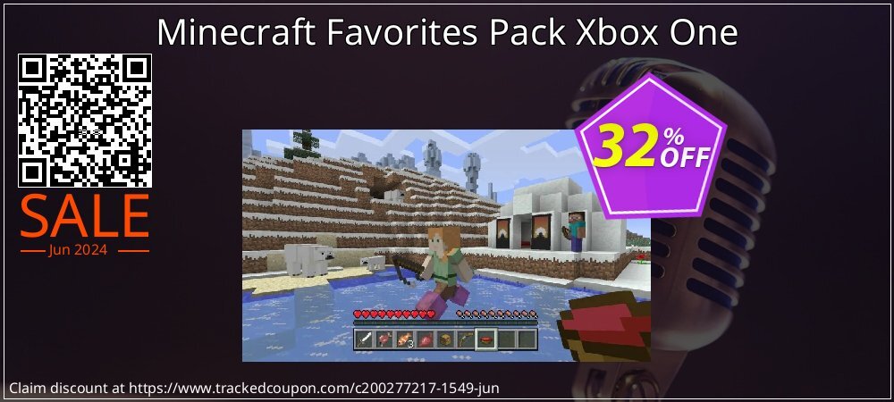 Minecraft Favorites Pack Xbox One coupon on National Smile Day offering sales
