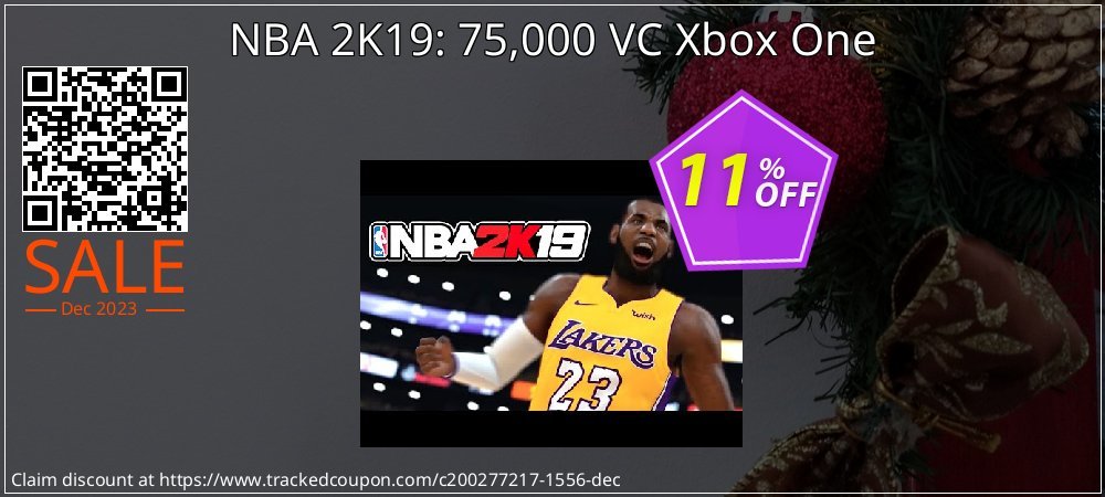 NBA 2K19: 75,000 VC Xbox One coupon on World Party Day offer