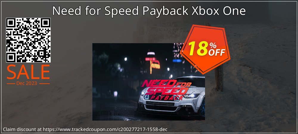 Need for Speed Payback Xbox One coupon on Virtual Vacation Day discount