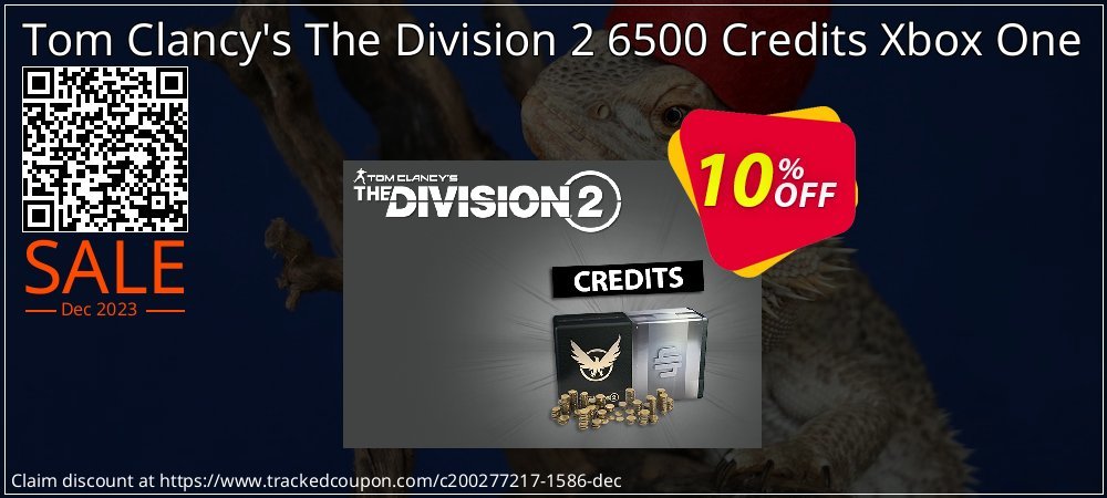 Tom Clancy's The Division 2 6500 Credits Xbox One coupon on World Party Day offering sales