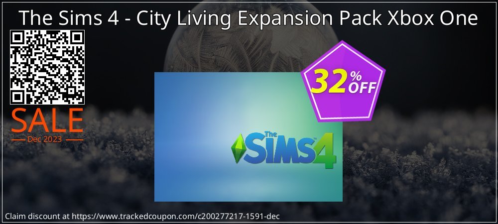 The Sims 4 - City Living Expansion Pack Xbox One coupon on World Party Day deals