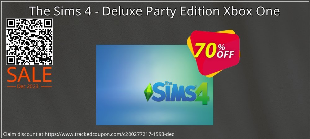 The Sims 4 - Deluxe Party Edition Xbox One coupon on Virtual Vacation Day offer