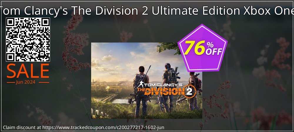 Tom Clancy's The Division 2 Ultimate Edition Xbox One coupon on National Memo Day offering discount