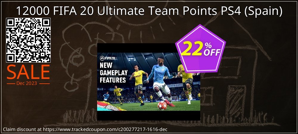 12000 FIFA 20 Ultimate Team Points PS4 - Spain  coupon on World Party Day promotions