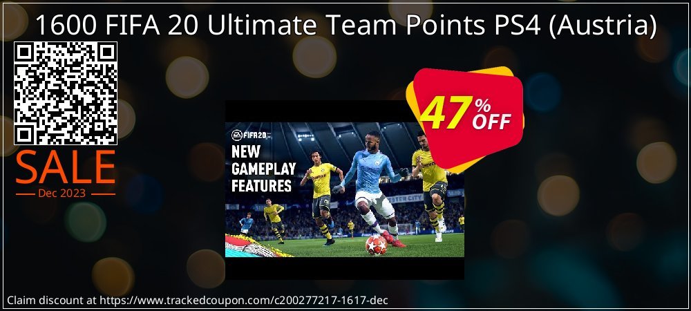 1600 FIFA 20 Ultimate Team Points PS4 - Austria  coupon on National Memo Day deals