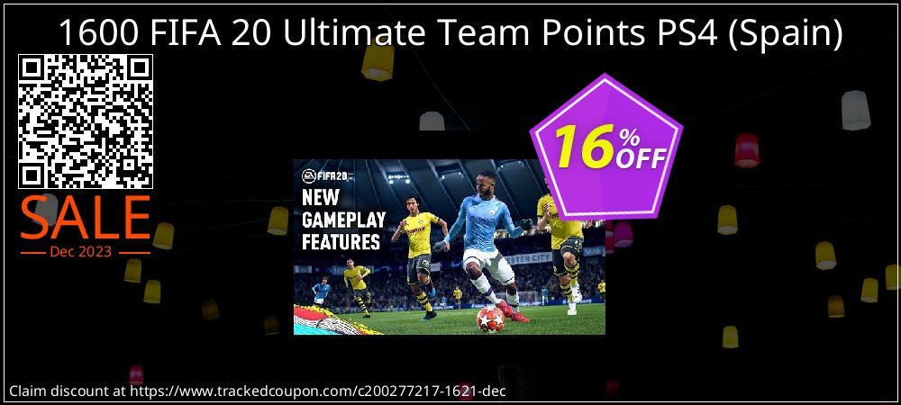 1600 FIFA 20 Ultimate Team Points PS4 - Spain  coupon on World Party Day offering discount