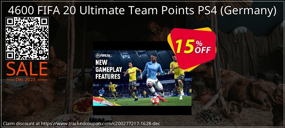 4600 FIFA 20 Ultimate Team Points PS4 - Germany  coupon on Easter Day offer