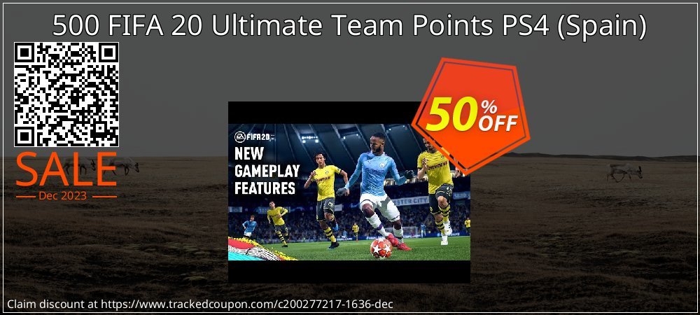 500 FIFA 20 Ultimate Team Points PS4 - Spain  coupon on World Party Day deals