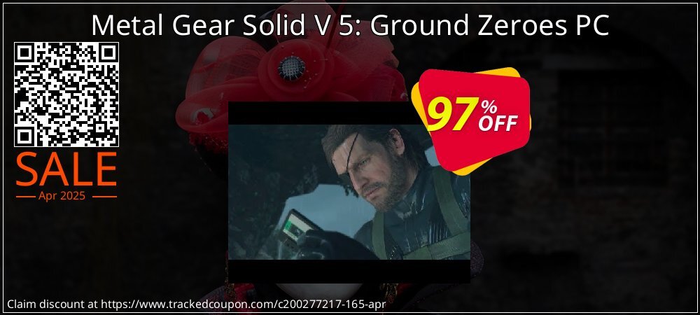 Metal Gear Solid V 5: Ground Zeroes PC coupon on National Walking Day super sale