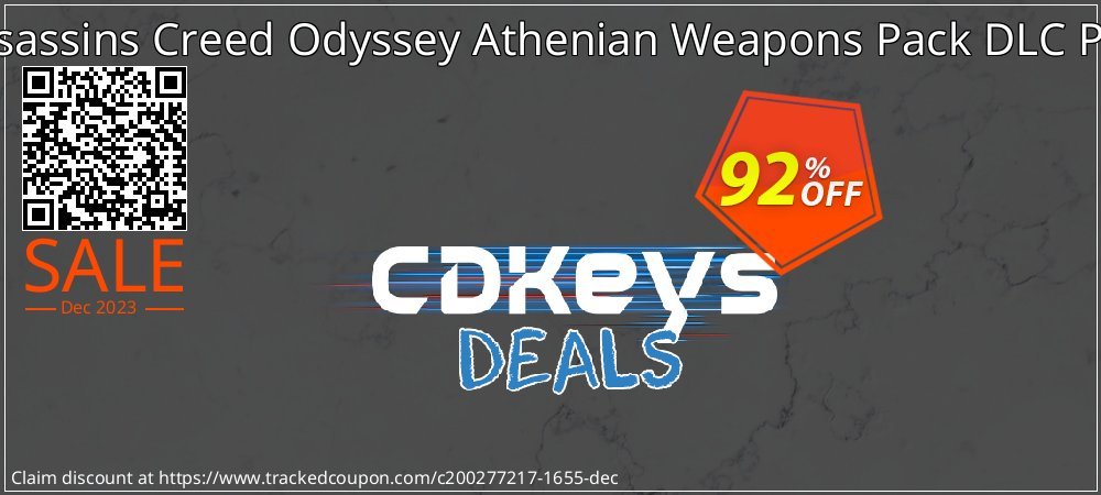 Assassins Creed Odyssey Athenian Weapons Pack DLC PS4 coupon on National Walking Day offer