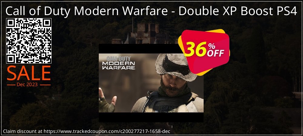 Call of Duty Modern Warfare - Double XP Boost PS4 coupon on Virtual Vacation Day offering discount