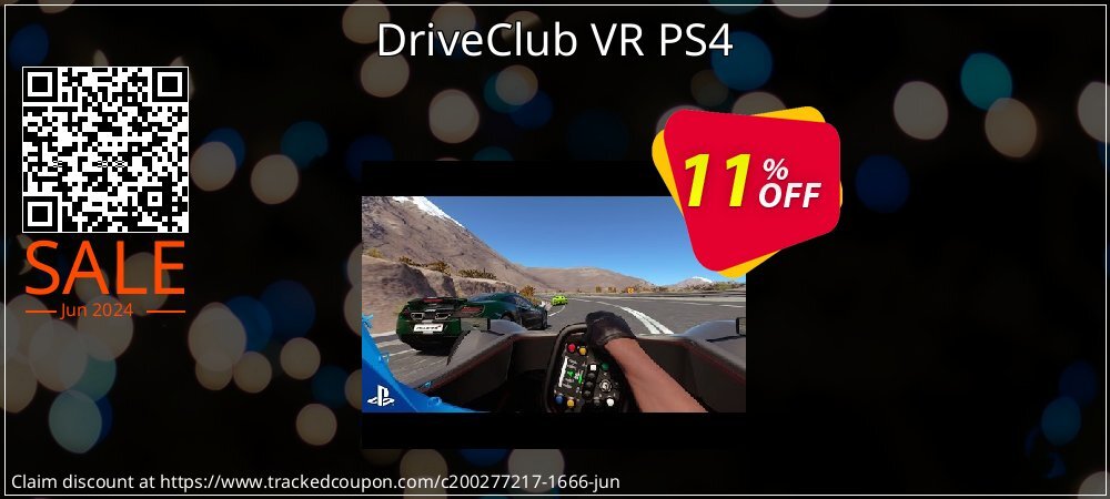 DriveClub VR PS4 coupon on World Whisky Day offering sales