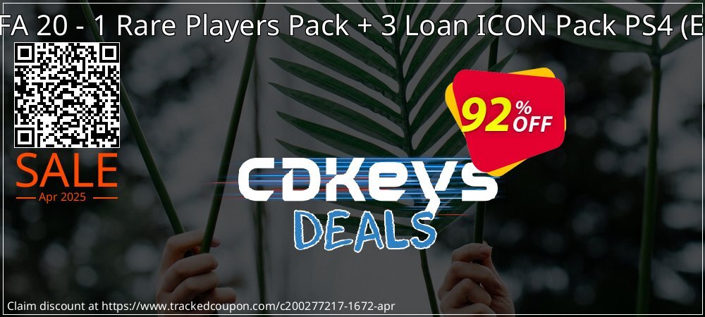 Get 90% OFF FIFA 20 - 1 Rare Players Pack + 3 Loan ICON Pack PS4 (EU) sales
