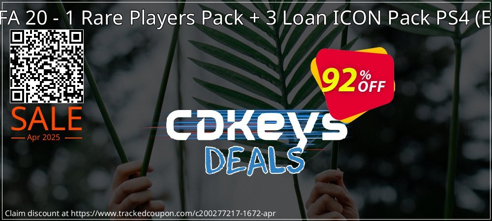 FIFA 20 - 1 Rare Players Pack + 3 Loan ICON Pack PS4 - EU  coupon on April Fools' Day deals