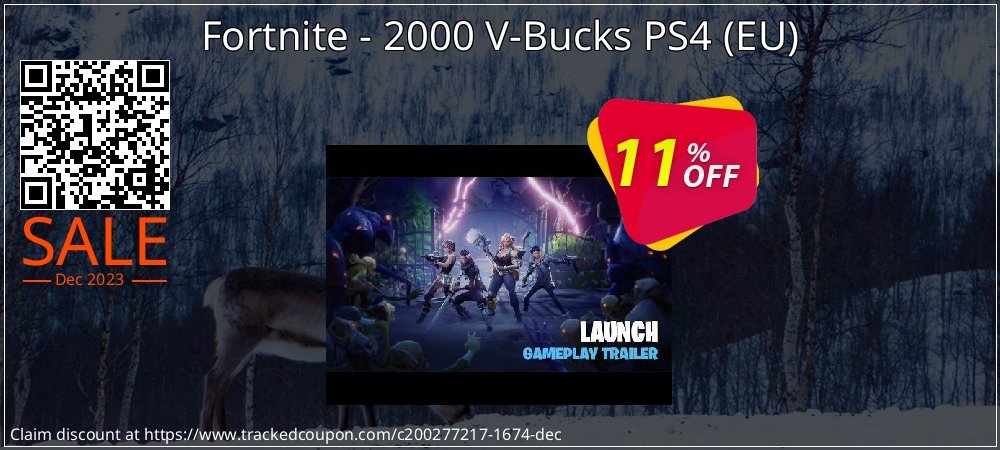 Fortnite - 2000 V-Bucks PS4 - EU  coupon on Tell a Lie Day discount