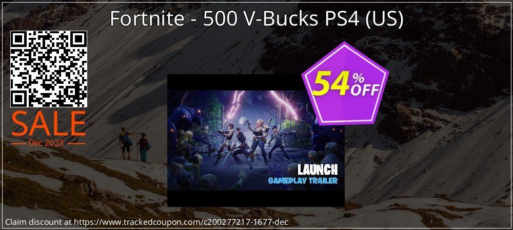 Fortnite - 500 V-Bucks PS4 - US  coupon on April Fools' Day super sale
