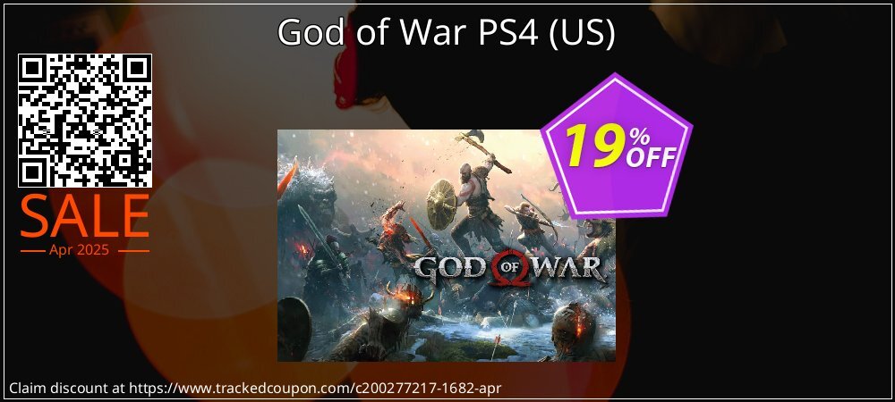 God of War PS4 - US  coupon on April Fools Day deals