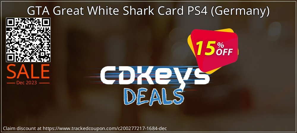 GTA Great White Shark Card PS4 - Germany  coupon on National Smile Day offering sales
