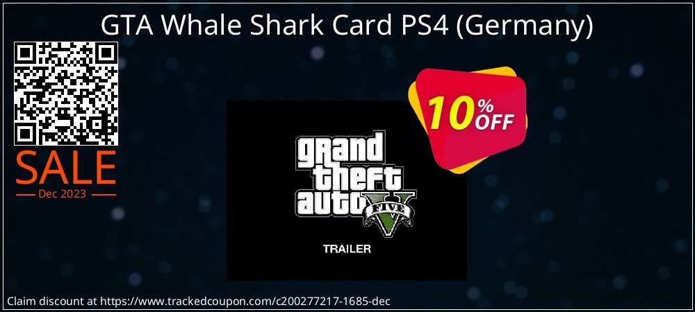 GTA Whale Shark Card PS4 - Germany  coupon on Mother's Day super sale