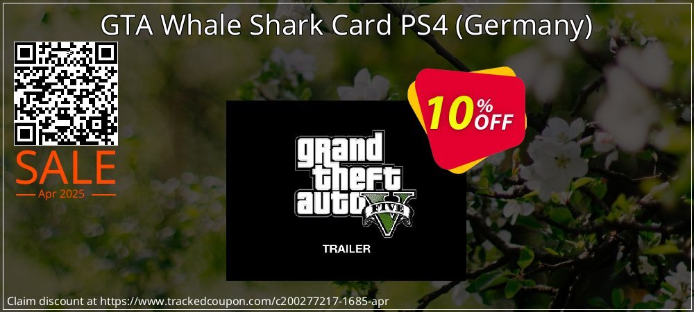 GTA Whale Shark Card PS4 - Germany  coupon on National Walking Day offering sales