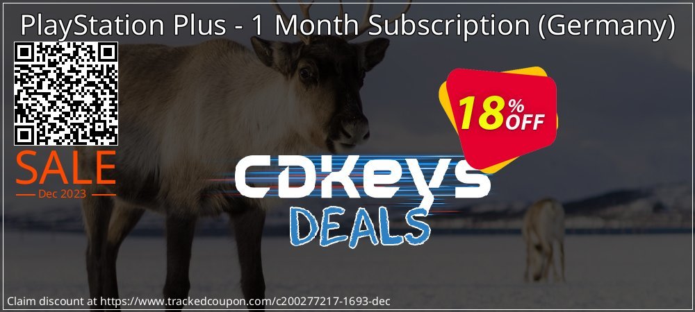 PlayStation Plus - 1 Month Subscription - Germany  coupon on Easter Day offering discount