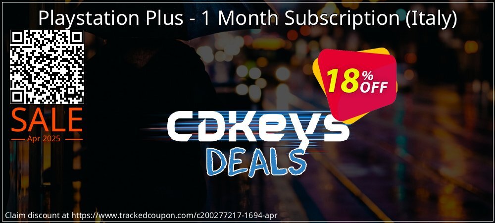 Playstation Plus - 1 Month Subscription - Italy  coupon on Earth Hour offering discount