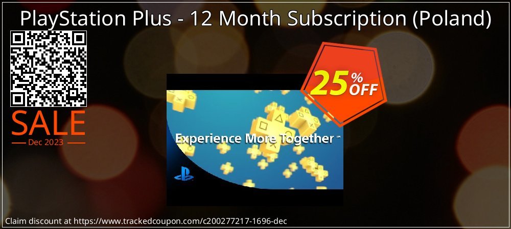 PlayStation Plus - 12 Month Subscription - Poland  coupon on World Party Day discounts
