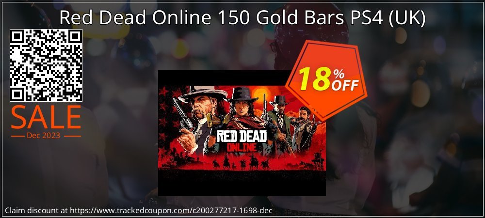 Red Dead Online 150 Gold Bars PS4 - UK  coupon on Easter Day sales