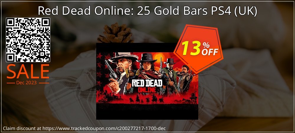 Red Dead Online: 25 Gold Bars PS4 - UK  coupon on National Walking Day offer