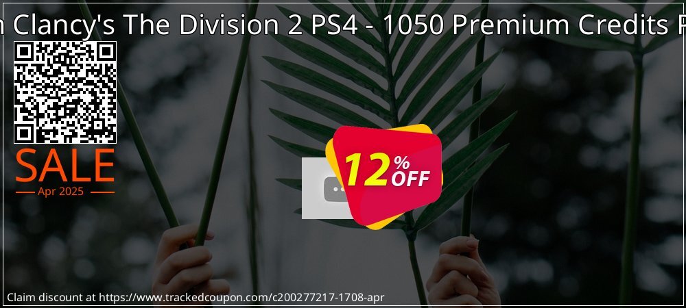 Tom Clancy's The Division 2 PS4 - 1050 Premium Credits Pack coupon on Easter Day deals