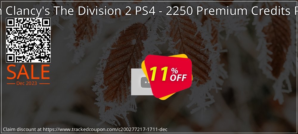 Tom Clancy's The Division 2 PS4 - 2250 Premium Credits Pack coupon on World Party Day offering discount