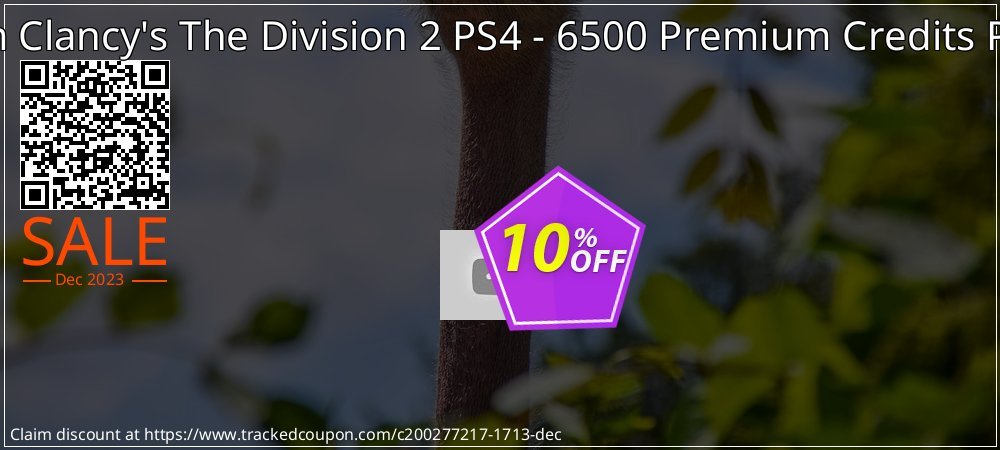 Tom Clancy's The Division 2 PS4 - 6500 Premium Credits Pack coupon on Easter Day super sale