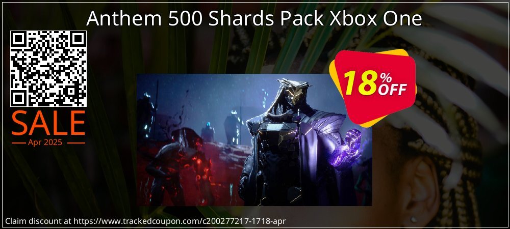 Anthem 500 Shards Pack Xbox One coupon on Easter Day offer