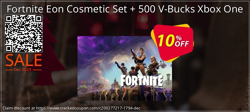Fortnite Eon Cosmetic Set + 500 V-Bucks Xbox One coupon on Tell a Lie Day super sale