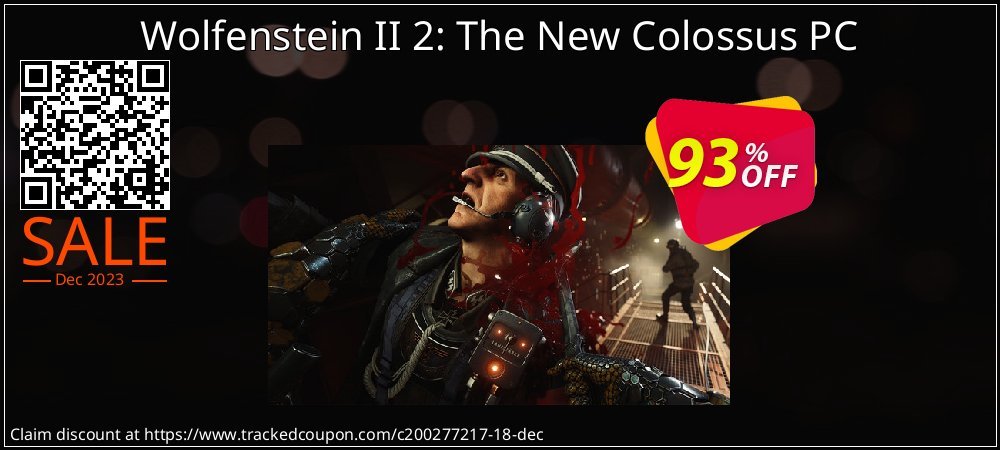 Wolfenstein II 2: The New Colossus PC coupon on Easter Day discount
