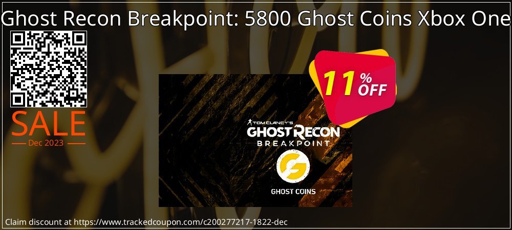 Ghost Recon Breakpoint: 5800 Ghost Coins Xbox One coupon on Working Day promotions