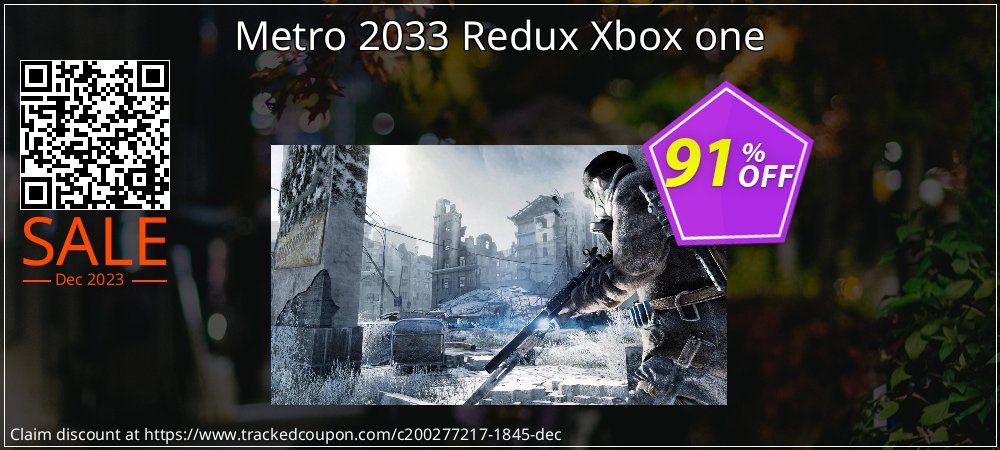 Metro 2033 Redux Xbox one coupon on National Walking Day discount