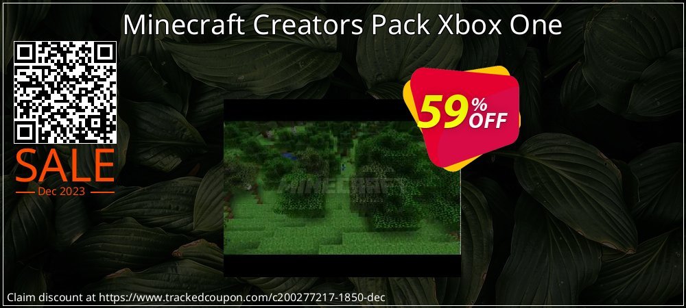 Minecraft Creators Pack Xbox One coupon on National Walking Day promotions