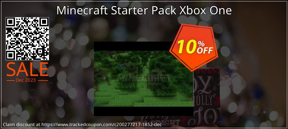 Minecraft Starter Pack Xbox One coupon on National Memo Day offer