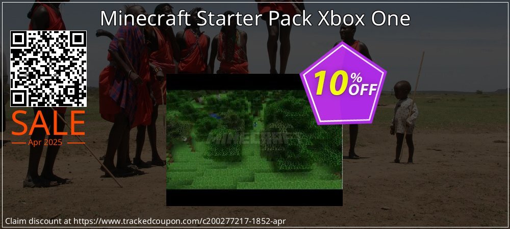 Minecraft Starter Pack Xbox One coupon on National Memo Day offer