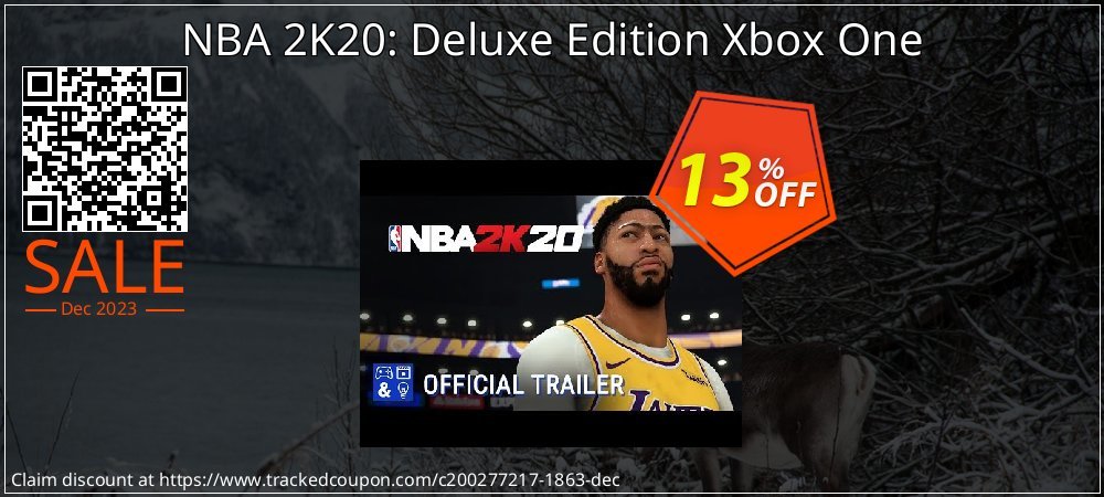 NBA 2K20: Deluxe Edition Xbox One coupon on Easter Day discount