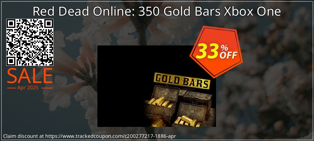 Red Dead Online: 350 Gold Bars Xbox One coupon on Palm Sunday discounts