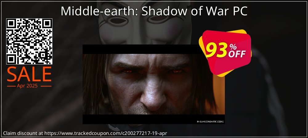 Middle-earth: Shadow of War PC coupon on April Fools' Day discount