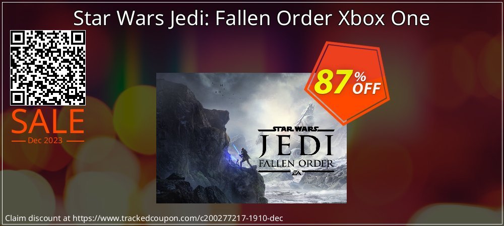 Star Wars Jedi: Fallen Order Xbox One coupon on National Walking Day offering sales